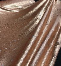 Sequence reversable gold with shinny silver mermaid sequence 54&quot; wide    Fabric sold by the yard