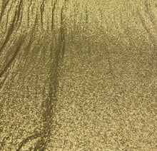 Solid sequins on mesh fabric 52&quot; wide   Top of the line quality   Beautiful green gold color sequins fabric sold by the yard