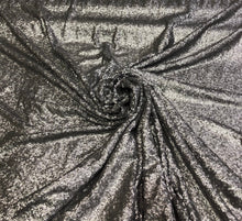 Solid sequins on mesh fabric 52&quot; wide   Top of the line quality  beautiful grey color sequins on mesh fabric sold by the yard