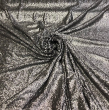 Solid sequins on mesh fabric 52&quot; wide   Top of the line quality  beautiful grey color sequins on mesh fabric sold by the yard
