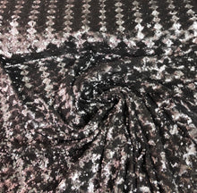 Chevron pattern sequins on stretch mesh fabric 52&quot; wide   Beautiful grey sequins fabric sold by the yard