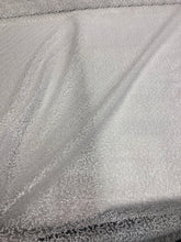 White sequins on sheer swirl mesh 52&quot; wide    Sequins fabric sold by the yard