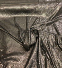 Black striped tiny sequins on mesh fabric 52&quot; wide     Sequin fabric sold by the yard