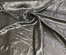 Striped gray sequins on mesh fabric 52&quot; wide   Sequins fabric sold by the yard