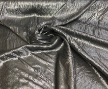 Striped gray sequins on mesh fabric 52&quot; wide   Sequins fabric sold by the yard