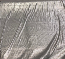 Striped silver grey sequins on meah fabric 52&quot; wide   Sequins fabric sold by the yard