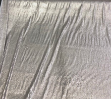 Striped silver grey sequins on meah fabric 52&quot; wide   Sequins fabric sold by the yard