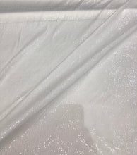 Ivory striped sequins on mesh fabric 52&quot; wide   Sequins fabric sold by the yard