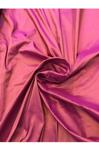 Fusia gold silk taffeta 54" wide   Beautiful fabric beat for structure dresses & gowns   Silk taffeta fabric sold by the yard