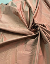 Silk taffeta fabric 54&quot; wide   Beautiful iridescent brick orange color silk taffeta fabric sold by the yard