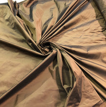 Bronze Silk taffeta fabric 54&quot; wide   Beautiful iridescent bronze silk taffeta fabric sold by the yard