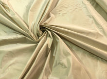 Champagne gold silk taffeta 54&quot; wide    Beautiful iridescent champagne gold color silk taffeta fabric sold by the yard