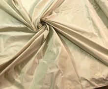 Champagne gold silk taffeta 54&quot; wide    Beautiful iridescent champagne gold color silk taffeta fabric sold by the yard