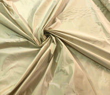 Champagne gold silk taffeta 54&quot; wide    Beautiful iridescent champagne gold color silk taffeta fabric sold by the yard
