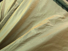 Silk taffeta 54&quot; wide    Beautiful iridescent green gold silk taffeta fabric sold by the yard