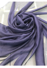 Silk chiffon 54&quot; wide     Grayish purple color silk french chiffon fabric sold by the yard