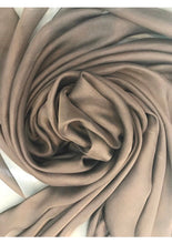 Silk chiffon 54&quot; wide    Bronze color silk french chiffon fabric sold by the yard