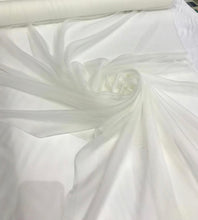 Silk chiffon 44&quot; wide    Ivory chiffon fabric sold by the yard