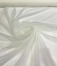 Silk chiffon 44&quot; wide    Ivory chiffon fabric sold by the yard