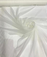 Silk chiffon 44&quot; wide    Ivory chiffon fabric sold by the yard