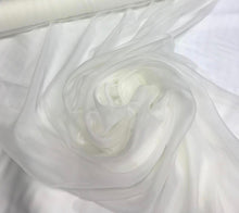 Silk chiffon 44&quot; wide    Ivory chiffon fabric sold by the yard