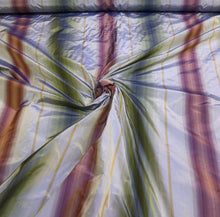 Silk taffeta 54&quot; wide    Beautiful purple ombre with green brown shade silk taffeta fabric sold by the yard