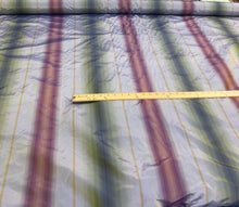Silk taffeta 54&quot; wide    Beautiful purple ombre with green brown shade silk taffeta fabric sold by the yard