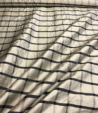 Silk shantung plaid 54&quot; wide    Beautiful save green black color silk shantung fabric sold by the yard