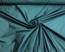 Silk shantung 54&quot; wide   Beautiful Dark forest black/green silk shantung fabric sold y the yard