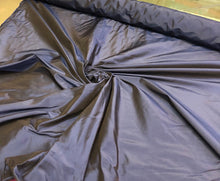 Silk taffeta 54&quot; wide    Beautiful navy brownish color silk taffeta fabric sold by the yard