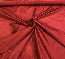 Silk taffeta 54&quot; wide    Beautiful burgandy color silk taffeta fabric sold by the yard