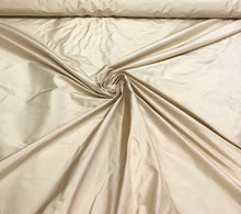 Silk taffeta 54&quot; wide   beautiful light gold color silk taffeta fabric sold by the yard