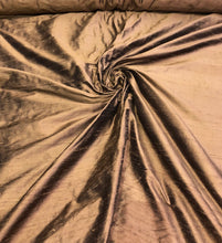 Silk dupion 45&quot; wide     Beautiful bronze color silk dupion fabric sold by the yard