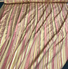 Silk taffeta 54&quot; wide    Baeutiful rose pink silk taffeta satin stripe fabric sold by the yard