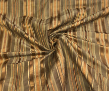 Silk jaquard satin stripe 54&quot; wide heavy upholstery weight silk jaquard satin stripes fabric sold by the yard