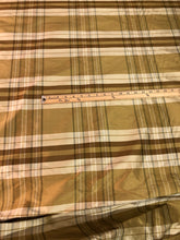 100% Silk shantung plads 54&quot;   Gold color         Sold by the yard