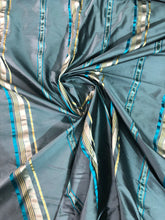 Silk dupion satin stripe 54&quot; wide                        Sold by the yard
