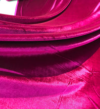 Stretch velvet 60&quot; wide     Beautiful fusia pink color    Fabric sold by the yard