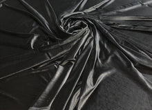 Stretch velvet 60&quot; wide     Beautiful jet black color    Fabric sold by the yard