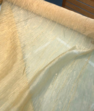 Crinkle organza 45&quot; wide    Beautiful gold color  fabric sold by the yard