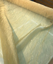 Crinkle organza 45&quot; wide    Beautiful gold color  fabric sold by the yard