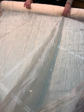 Crinkle organza 45&quot; wide  Beautiful Cream color       Fabric sold by yard