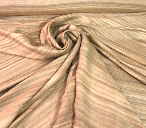 Raw silk 54" wide  beautiful natural raw noil silk fabric sold by the yard