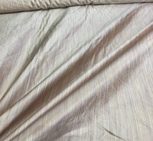 Silk shantung 54&quot; wide    Beautiful bridal pink pintripe silk shantung fabric sold by the yard