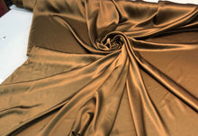 Silk charmouse 54&quot; wide    Beautiful bronze color silk charmouse fabric sold by the yard