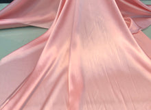 Silk charmouse 54&quot; wide    Beautiful baby pink silk satin charmouse fabric sold by the yard