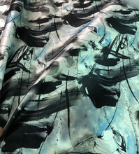 Poly Mikado/Zibelline  Fabric. Digitally printed 60&quot; Wide Mikado Fabric is a unique blend makes this fabric soft & Gives Structure to  Dress