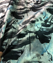 Poly Mikado/Zibelline  Fabric. Digitally printed 60&quot; Wide Mikado Fabric is a unique blend makes this fabric soft & Gives Structure to  Dress