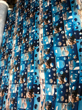 Poly Mikado/Zibelline digitally printed Fabric. 60&quot; Wide Mikado Fabric is a unique blend makes this fabric soft & Gives Structure to  Dress.