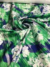 Poly Mikado/Zibelline digitally printed Fabric. 60&quot; Wide Mikado Fabric is a unique blend makes this fabric soft & Gives Structure to  Dress.